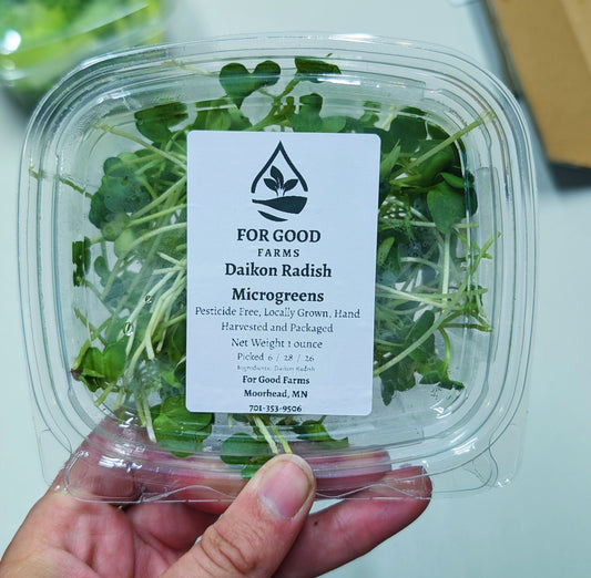 Community Giveback - Daikon Radish Microgreens